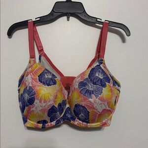 Modern Movement Floral Print Bra 40D